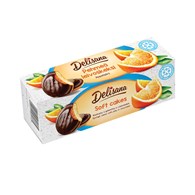 DELISANA Bezcukrowe biszkopty z gal. pom. w czekoladzie 140g