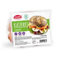 INCOLA Bezglutenowa bułka kajzerka z makiem 120g