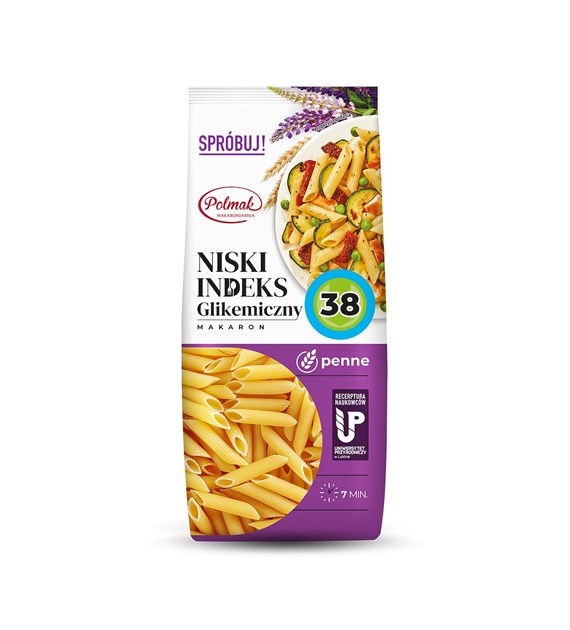 POLMAK Makaron Pióro niski indeks glikemiczny 250g