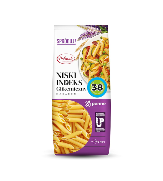 POLMAK Makaron Pióro niski indeks glikemiczny 250g