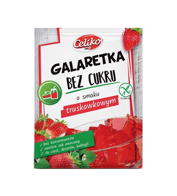 CELIKO Galaretka o sm. truskawkowym b/c 14g
