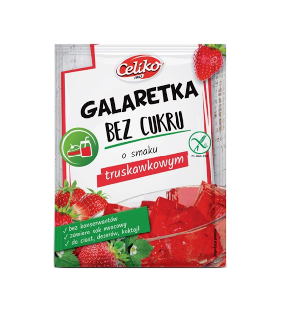 CELIKO Galaretka o sm. truskawkowym b/c 14g