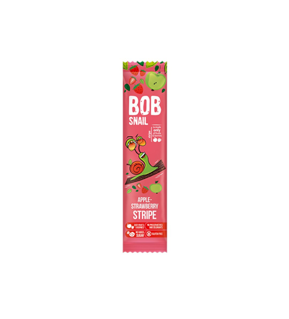 BOB SNAIL Przekąska jabłko-truskawka b/c 14g