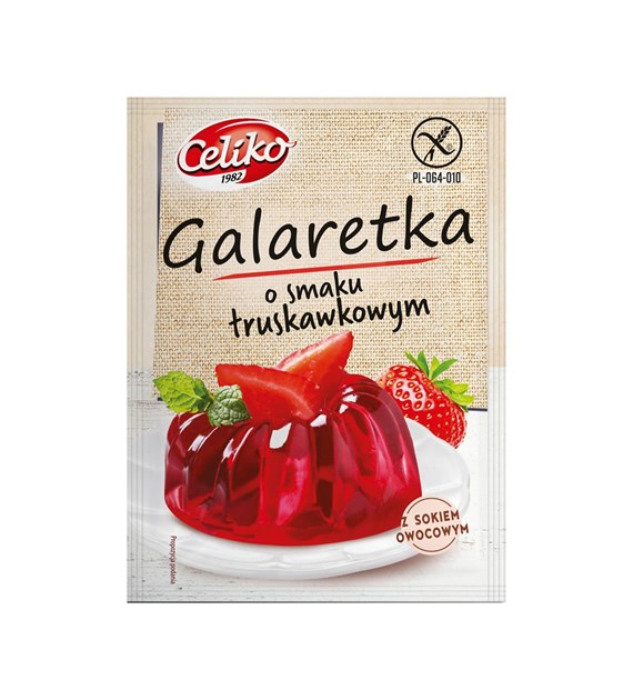 CELIKO Galaretka o smaku truskawkowym 75g