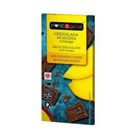 PURE&GOOD Czekolada mleczna z mango bez dodatku cukru 75g