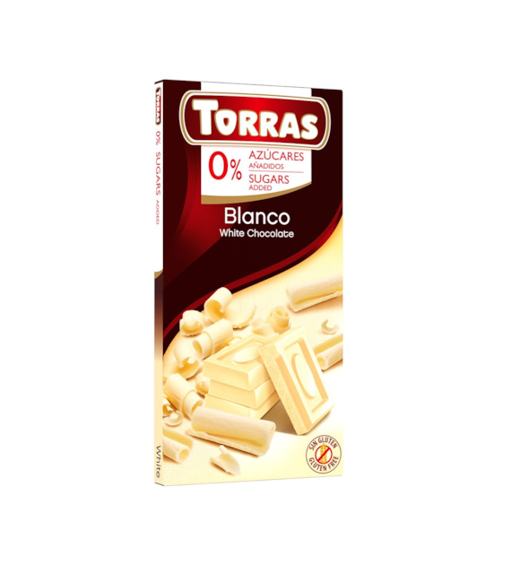 TORRAS Czekolada biała b/c 75g