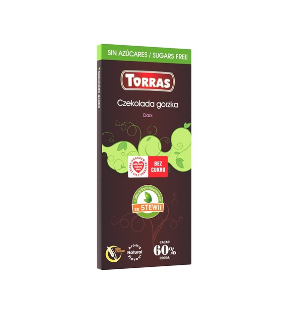 TORRAS Czekolada gorzka ze stewią 100g