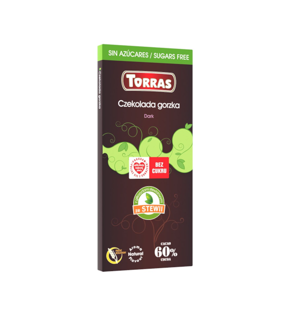TORRAS Czekolada gorzka ze stewią 100g