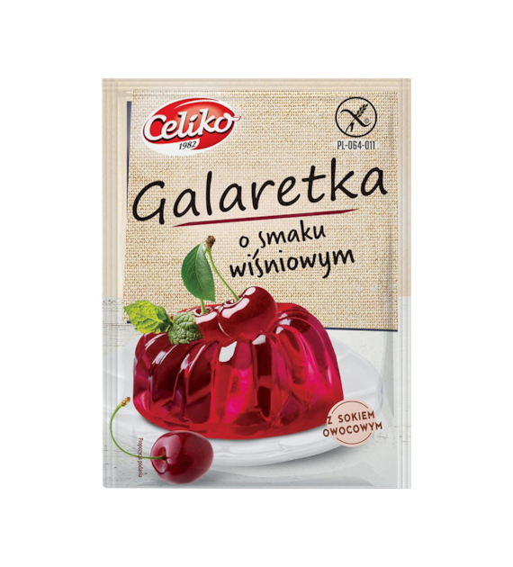 CELIKO Galaretka o smaku wiśniowym 75g