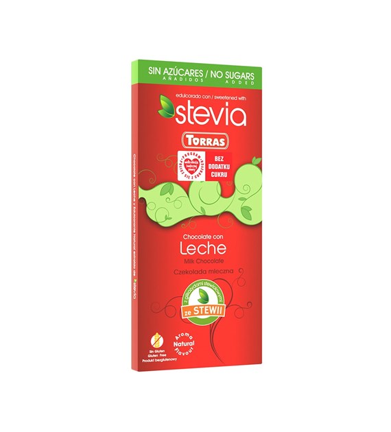 TORRAS Czekolada mleczna ze stewią 100g
