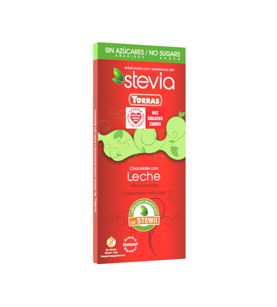 TORRAS Czekolada mleczna ze stewią 100g