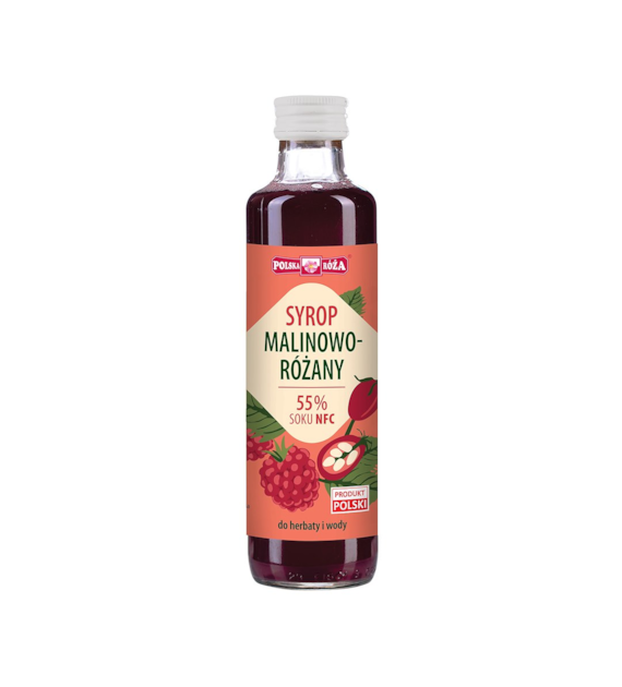 POLSKA RÓŻA Syrop malinowo-różany 250 ml