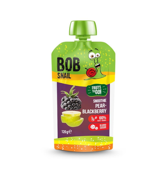 BOB SNAIL Smoothie gruszka-jeżyna b/c 120g
