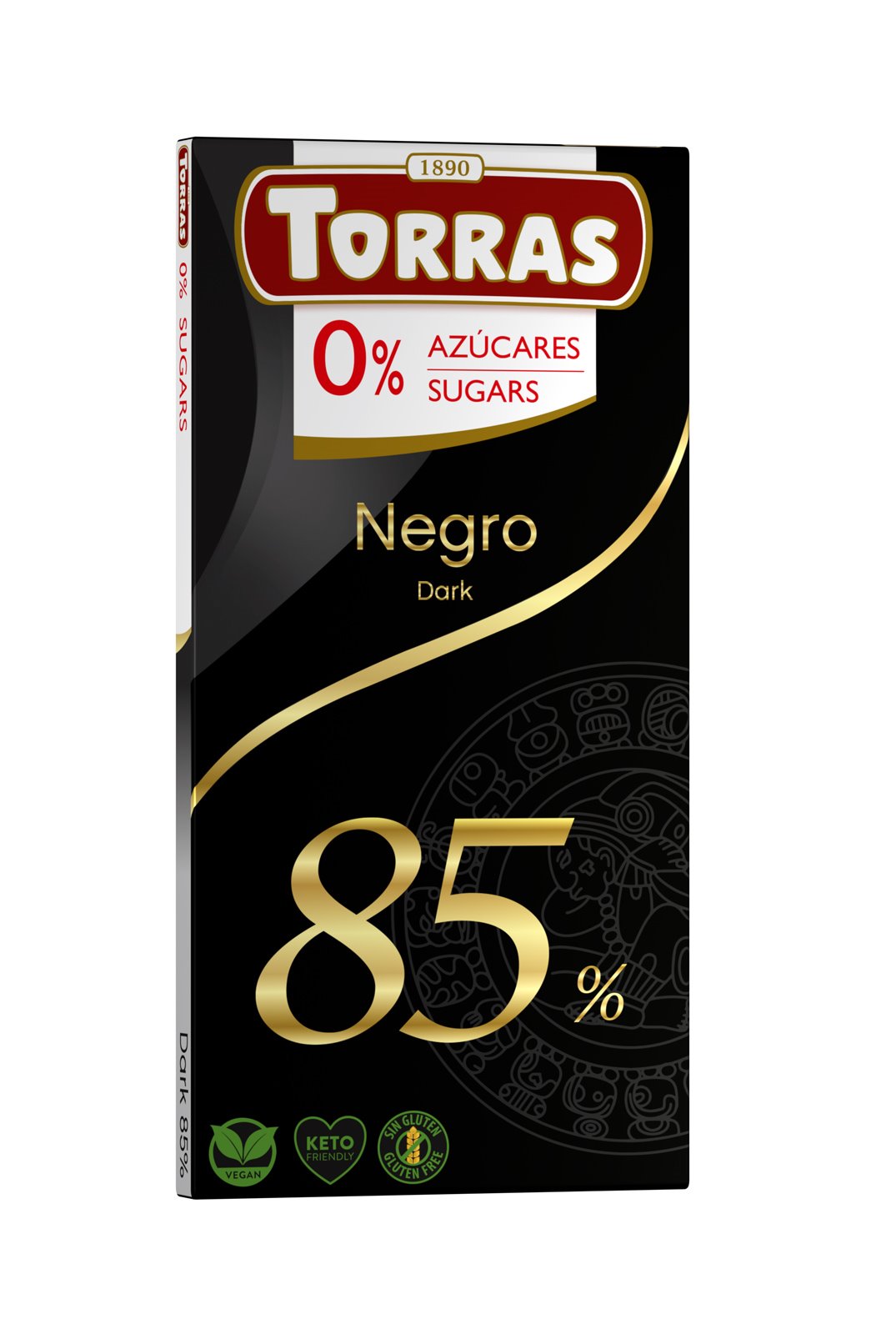 TORRAS Czekolada gorzka 85% kakao bez dodatku cukru 75g