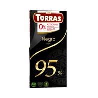 TORRAS Czekolada gorzka 95% kakao bez dodatku cukru 75g