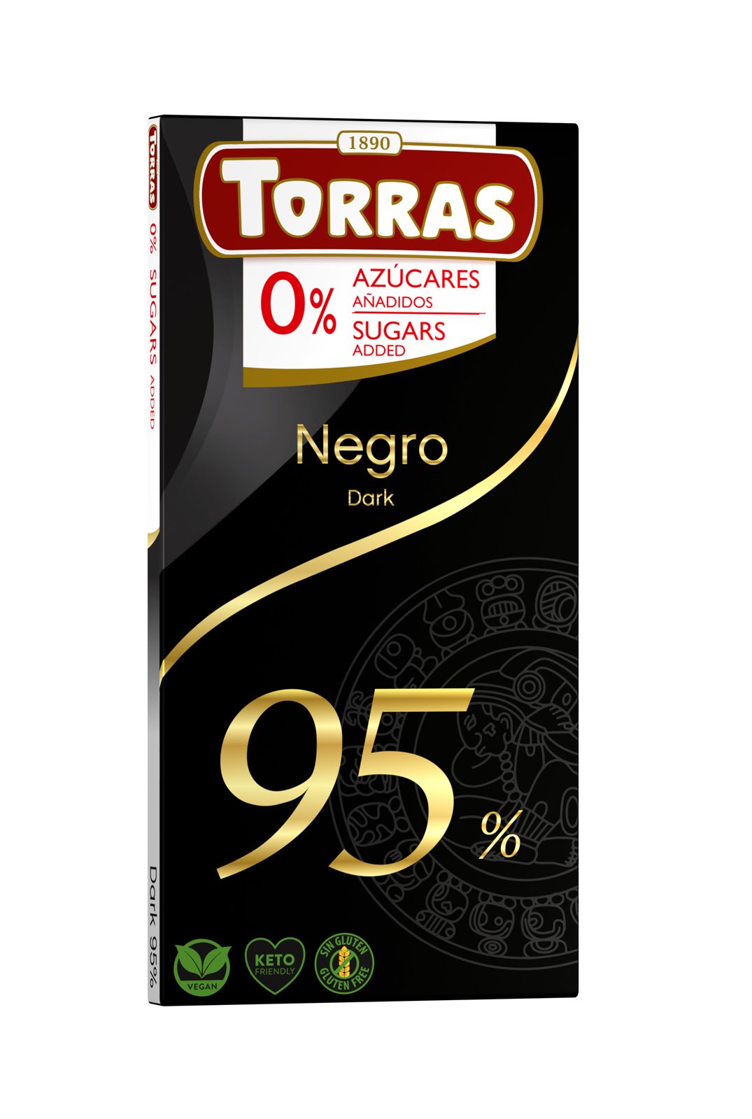 TORRAS Czekolada gorzka 95% kakao bez dodatku cukru 75g