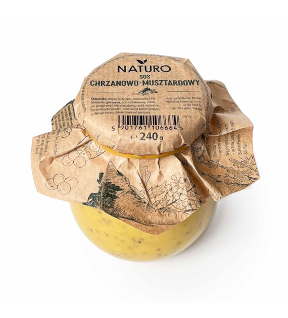 NATURO Sos chrzanowo-musztardowy 240g