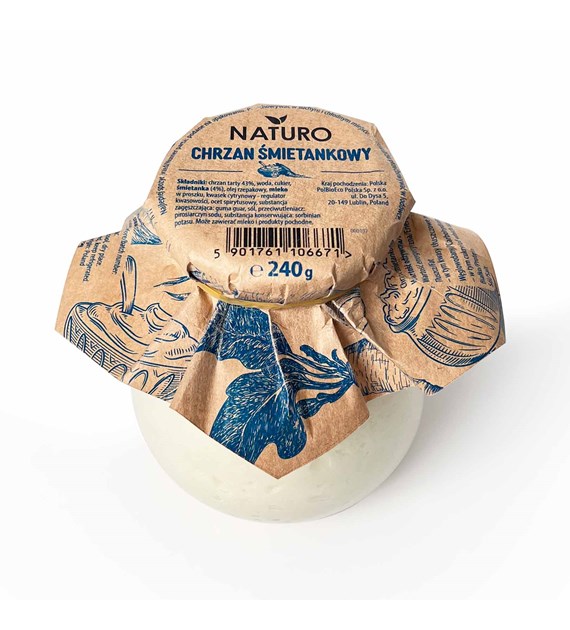 NATURO Chrzan śmietankowy 240g