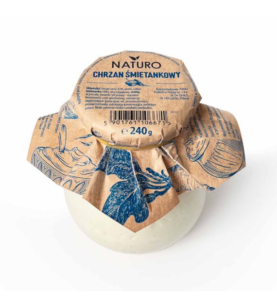 NATURO Chrzan śmietankowy 240g