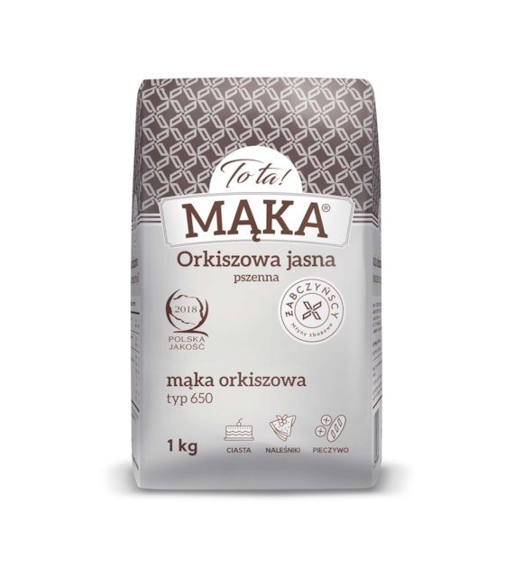 TO TA Mąka orkiszowa jasna typ 650 1 kg