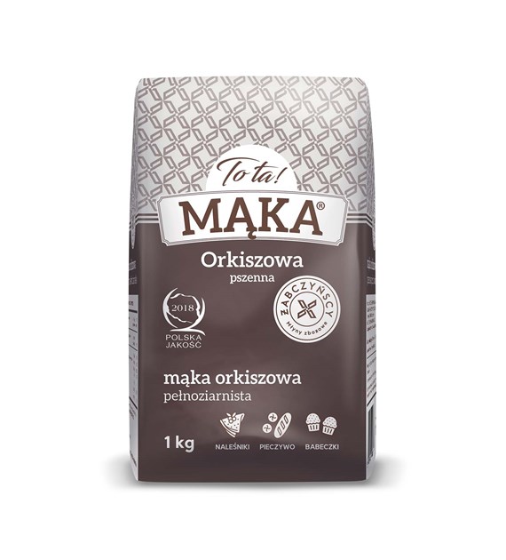 TO TA Mąka orkiszowa pełnoziarnista 1 kg