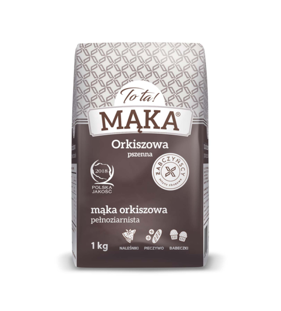 TO TA Mąka orkiszowa pełnoziarnista 1 kg
