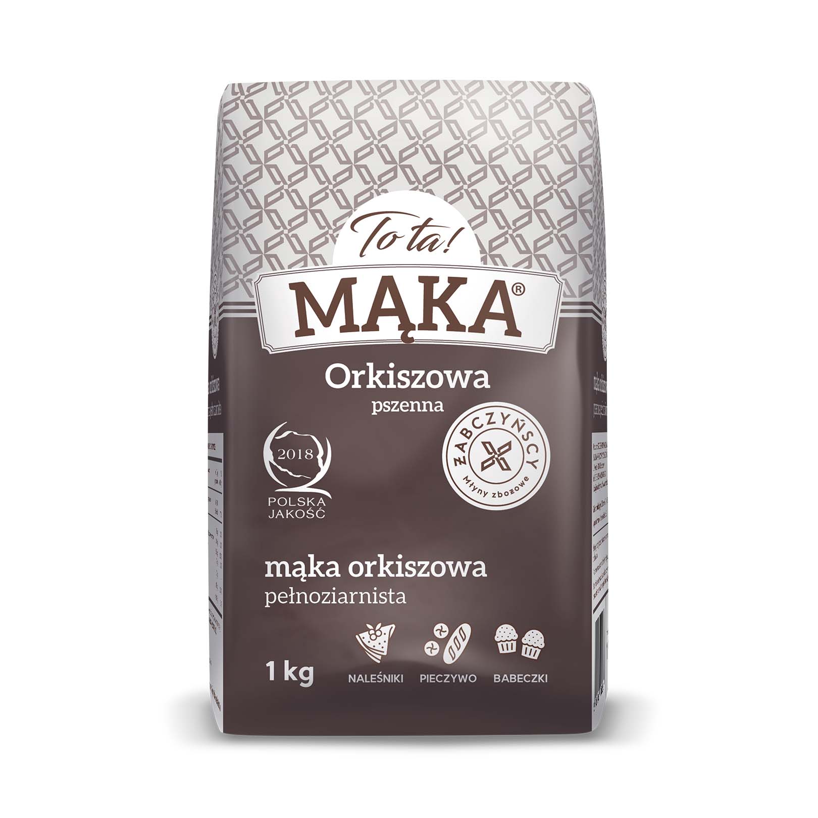 TO TA Mąka orkiszowa pełnoziarnista 1 kg