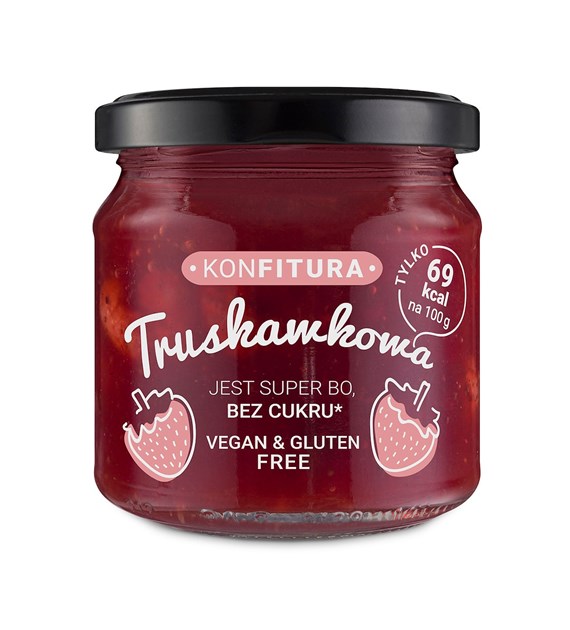 DEVALDANO Konfitura truskawka b/c 190g