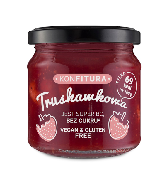 DEVALDANO Konfitura truskawka b/c 190g