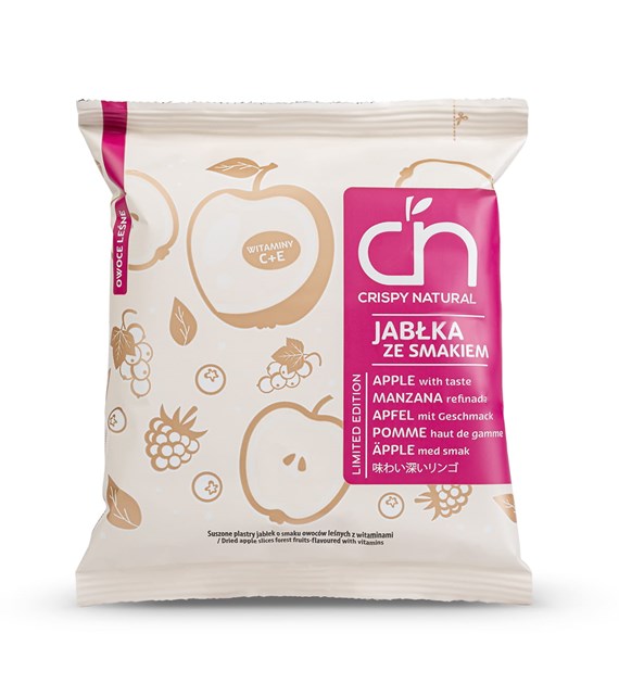 CN Chipsy jabłko o smaku owoców leśnych z witaminami b/c 18g