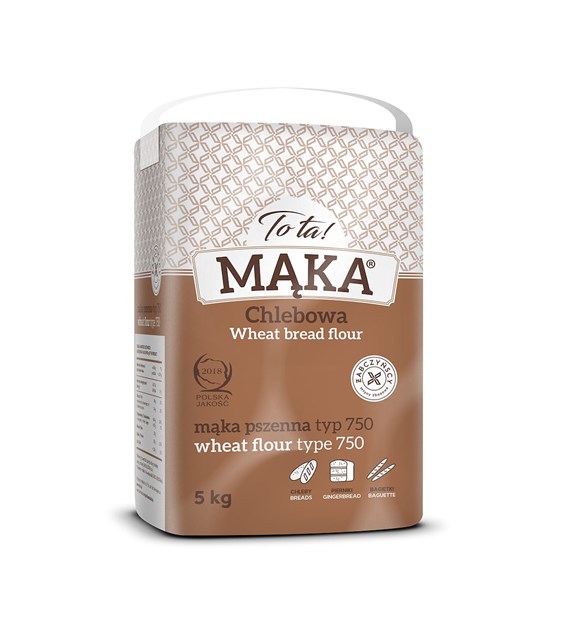 TO TA Mąka pszenna typ 750 chlebowa 5 kg