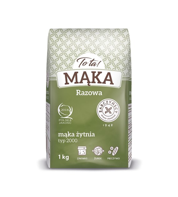 TO TA Mąka żytnia typ 2000 1 kg