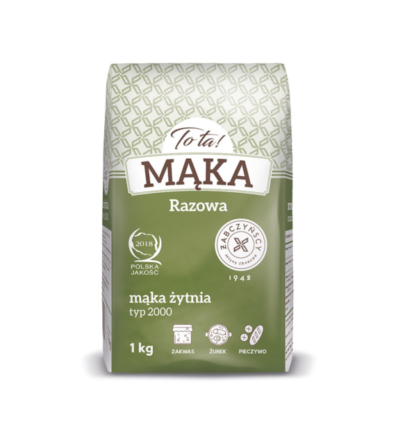 TO TA Mąka żytnia typ 2000 1 kg