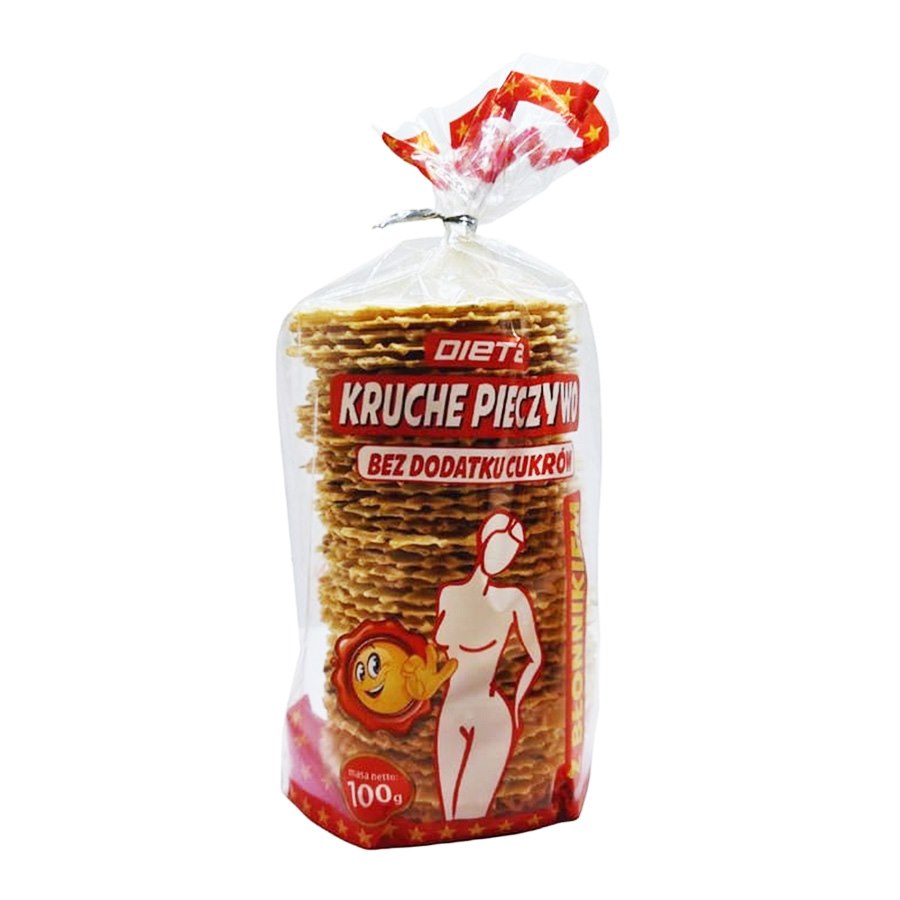 DIETA Kruche pieczywo z błonnikiem bez dodatku cukru 100g