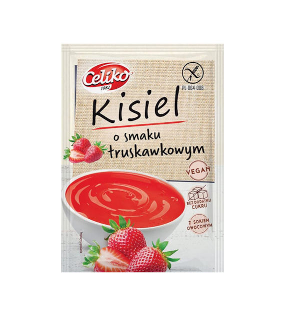 CELIKO Kisiel o smaku truskawkowym 40g