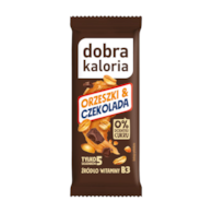 DOBRA KALORIA Baton orzeszki & czekolada 35g