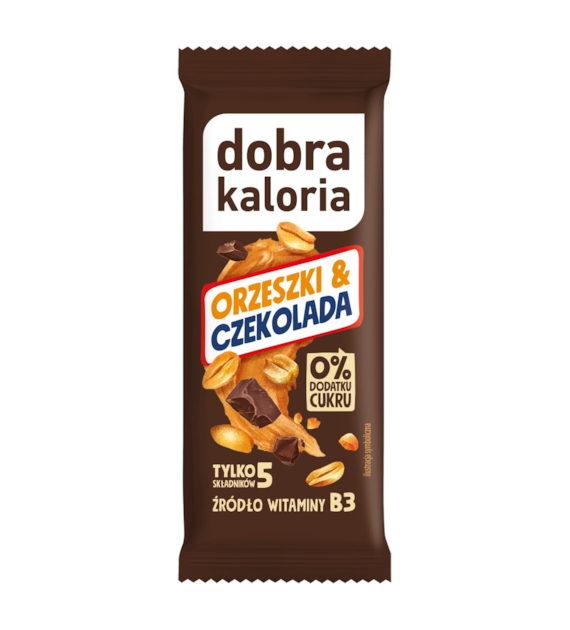 DOBRA KALORIA Baton orzeszki & czekolada 35g