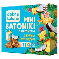 DOBRA KALORIA Mini batoniki o smaku pina colada 102g