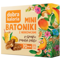 DOBRA KALORIA Mini batoniki o smaku mango lassi 102g