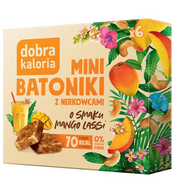 DOBRA KALORIA Mini batoniki o smaku mango lassi 102g