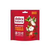 DOBRA KALORIA Mini batoniki jabłko & cynamon doypack 108g