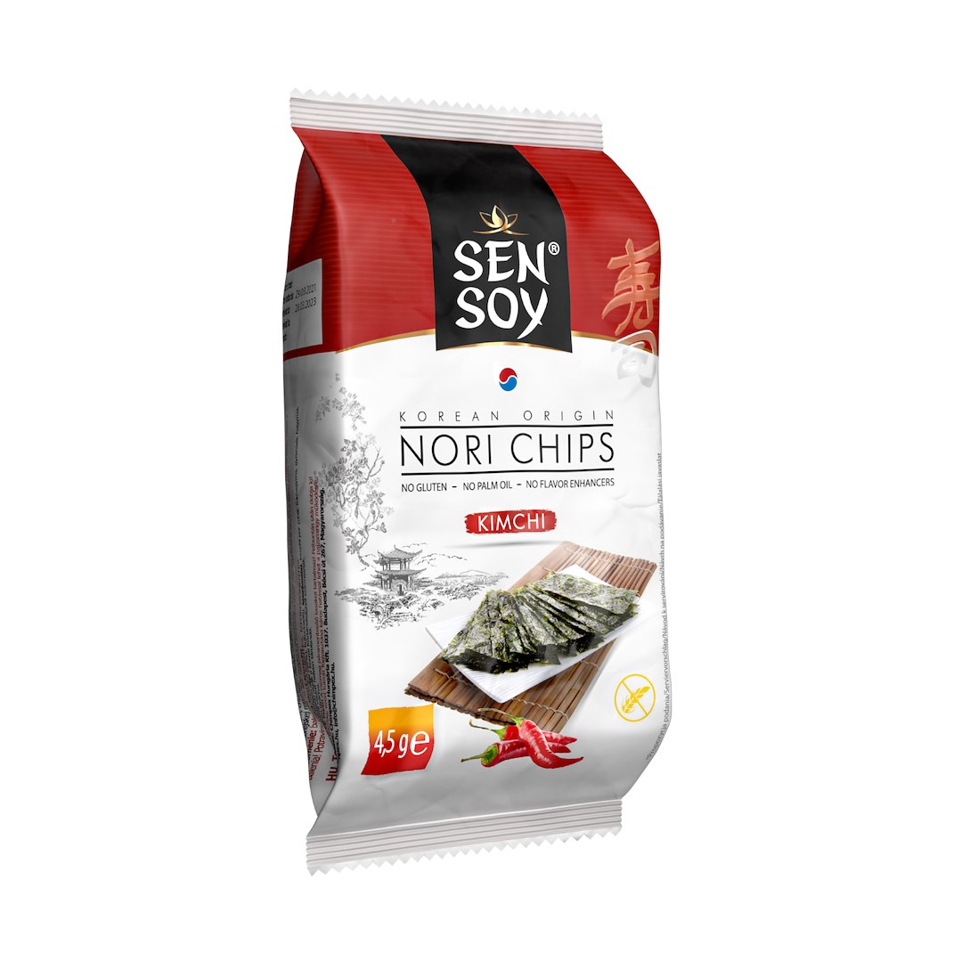 SEN SOY Chipsy Nori Kimchi 4,5g