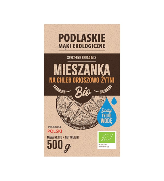 BIOLIFE Mieszanka na chleb orkiszowo-żytni BIO 500g
