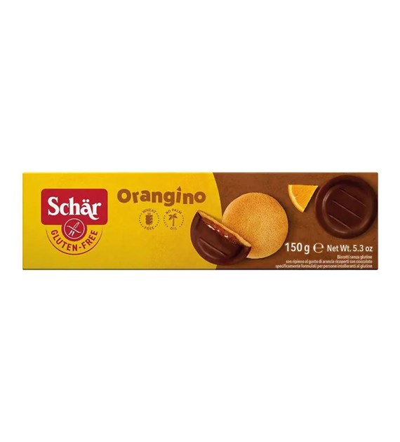 SCHAR Biszkopty Orangino z galaretka pomarańczową 150g