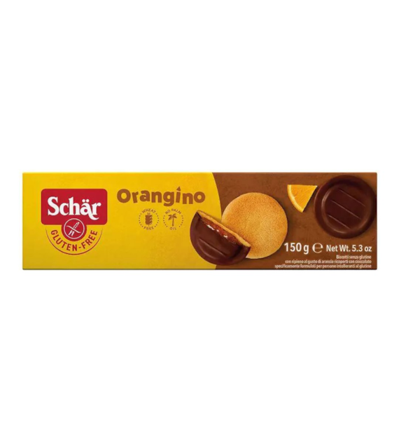 SCHAR Biszkopty Orangino z galaretka pomarańczową 150g