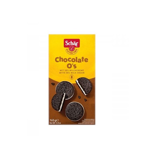SCHAR Ciastka z kremem mlecznym Chocolate O's (Disco Ciok) 165g
