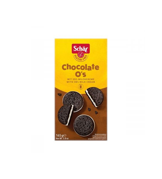 SCHAR Ciastka z kremem mlecznym Chocolate O's (Disco Ciok) 165g