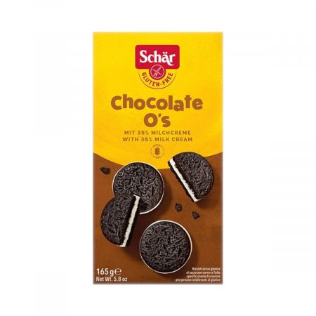 SCHAR Ciastka z kremem mlecznym Chocolate O's (Disco Ciok) 165g