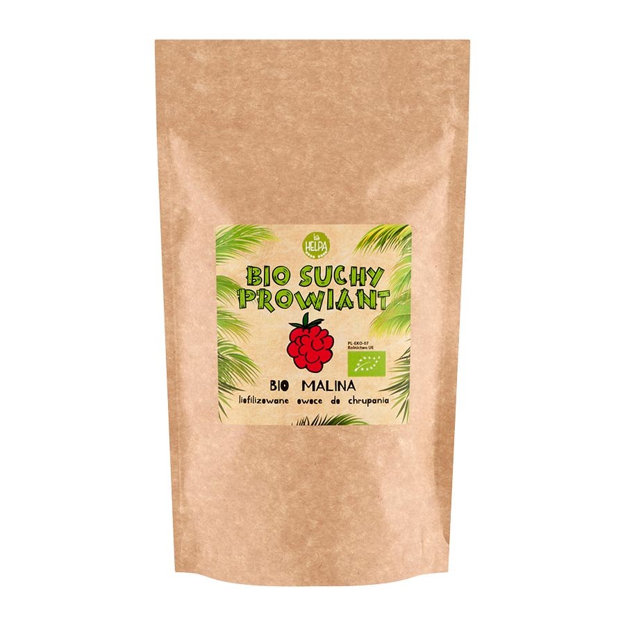 HELPA Owoce liofilizowane malina BIO Suchy Prowiant 20g