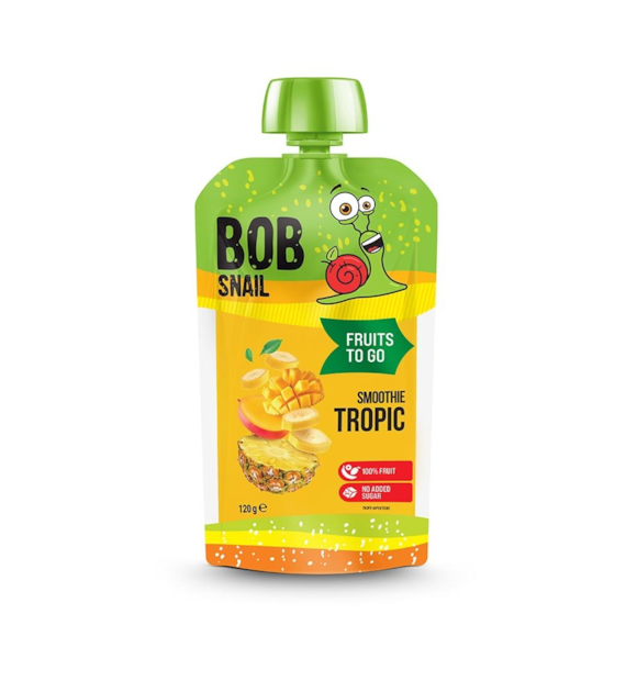 BOB SNAIL Smoothie TROPIC banan-ananas-mango b/c 120 g